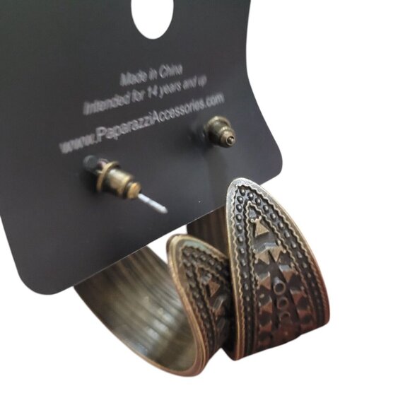 New Lot of 8 Paparazzi Jewelry Necklaces Earrings Boho Minimalistic Silver Gold - Picture 13 of 14